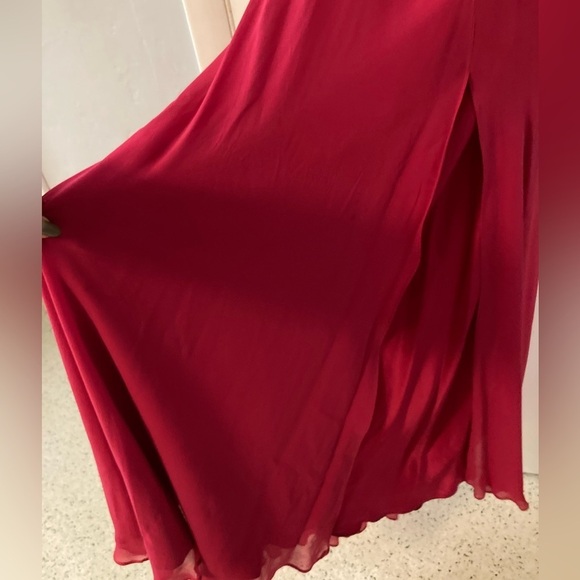 Donna Ricco New York - Pink Flowy Elegant Halter Dress - Size 14 - Picture 6 of 11